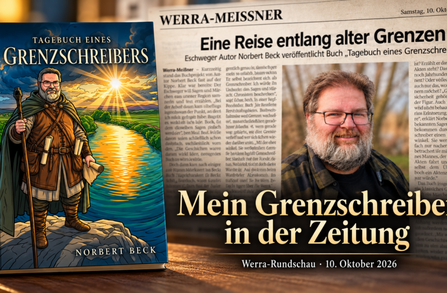 Beitragsbild zum Zeitungsbericht über mein Buch